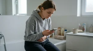 Krwawienie i&nbsp;okres po&nbsp;tabletce „dzień po” – co&nbsp;jest normalne, a&nbsp;co&nbsp;powinno Cię zaniepokoić