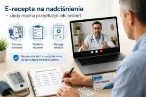 E-recepta na&nbsp;nadciśnienie – kiedy można przedłużyć leki online?